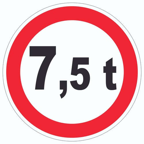 Durchfahrt verboten tonnen - durchfahrt, 7,5