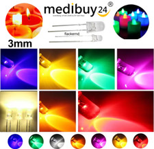 LED Diode Flackerlicht 3mm 5mm Lichtdioden 20mA 3V Licht Modellbau Feuer Kerze