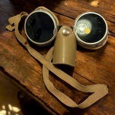 Brille, Motorradbrille, Berg, Ski Rauchgläser - Baruffaldi - Vintage 1970