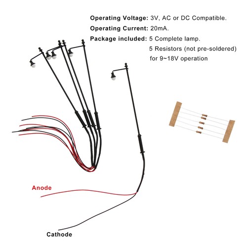 Stk spur 1 - 5, stk.
