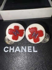 Chanel Ohrclips Kleeblatt