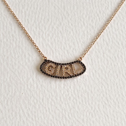 14k rotgold mädchen halskette - 14k,