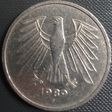 5 Deutsche Mark Kursmünzen