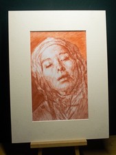 Original Pastellgemälde mit