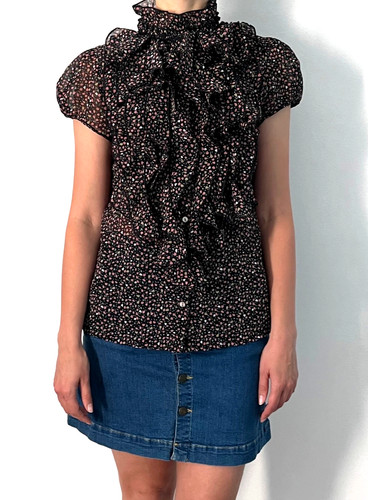 Saint tropez floral ruffle - floral,
