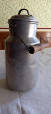 Milchkanne Blech mit Deckel 1