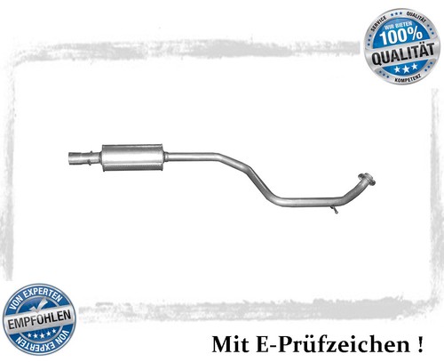 Mittelschalldämpfer für