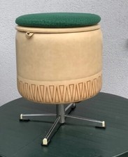 DDR Hocker 70er Jahre rund