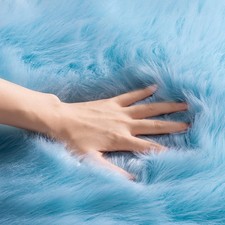 Fluffiger Kunstfell Teppich