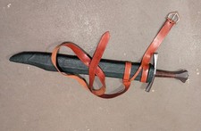 Falchion mit Scheide und Gurt