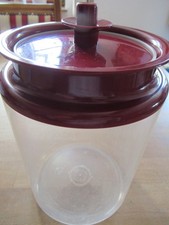 Tupperware Panorama ( klare Sache ), beere, 2,4 l, Vakuumdeckel