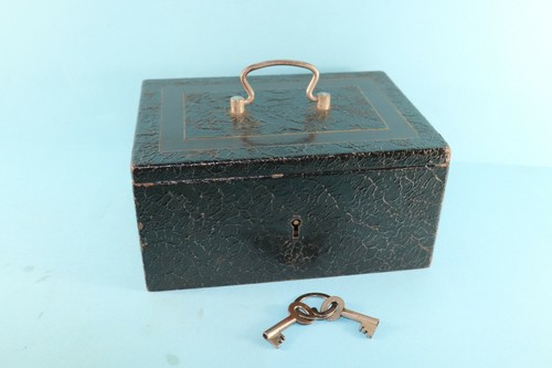 Alte geldkassette mit - ,