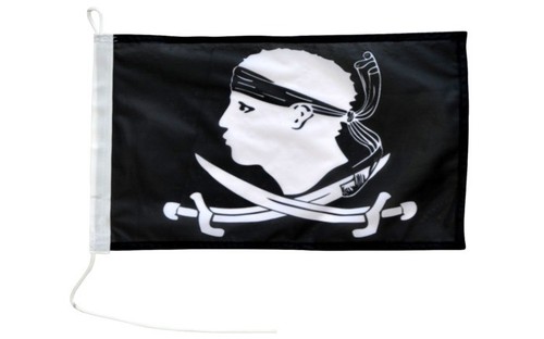 Pirat korsika bootsfahne - pirat,