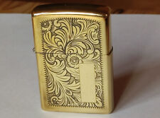 Original Zippo Venetian Messing H 10 Benzin Feuerzeug 