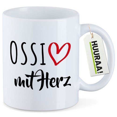 Kaffeetasse ossi mit herz - mit,