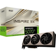 Grafikkarte MSI GeForce RTX 5070 TI 16GB INSPIRE 3X OC - 16GB GDDR7, HDMI, 3x DP
