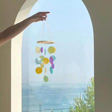 Regenbogen-Muschel-Windspiel