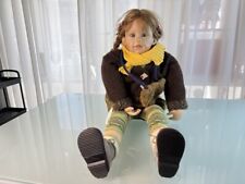 Künstlerpuppe Waltraud Hanl Vinyl Puppe 74 cm. Top Zustand 
