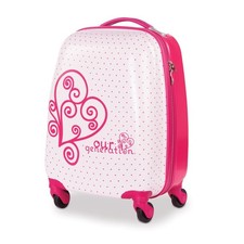 Our Generation Original Kinder Trolley mit 4 Räder - Reisekoffer für Kinder pink