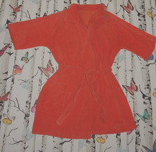 Vintage Frottee Bademantel  Strandkleid  Kurz  Gr.42 ca.S
