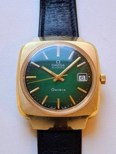 Omega Genève 166.0164 Automatic – Original Green Spider Dial, Vintage 1970s