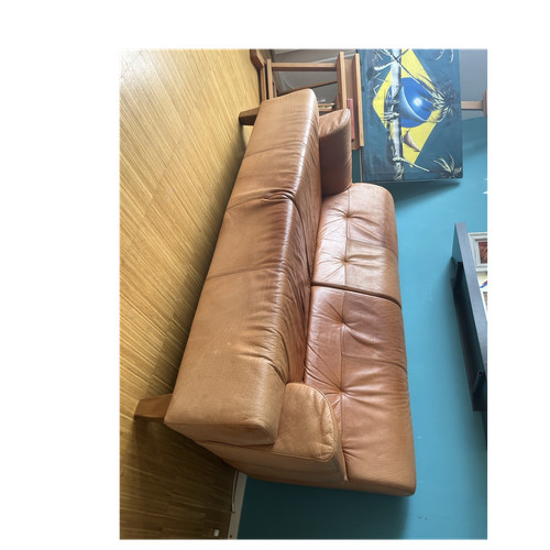 Braunes ikea leder sitzer - braunes,
