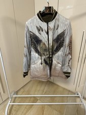 Damen Parka Jacke Gr. 40 Doppelseitig Hakki / Beige