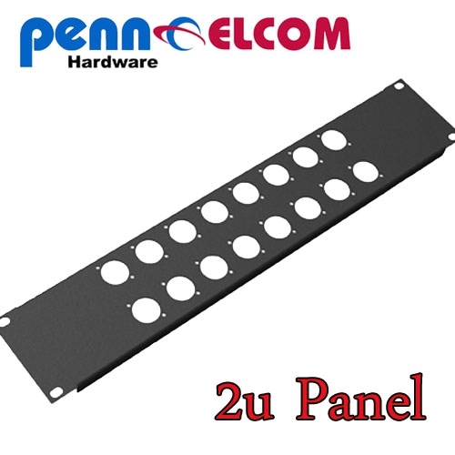 2he rack panel gelocht - 2he, für