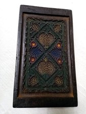 Altes Wachsbild Wachs Model WACHSKUNST ca. 12,5x21,5 Cm. 