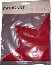 ZWEIGART - *STERN* rot - Leinen zum Besticken  33 cmx33 cm