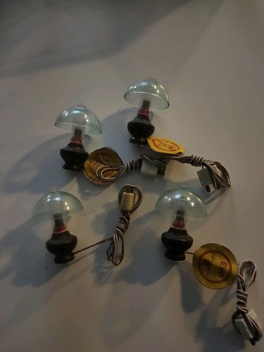 Alte ddr puppenstubenlampe - 4x, ddr-puppenstubenlampe