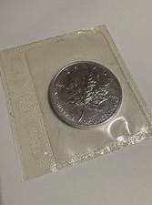 Silbermünze - maple leaf