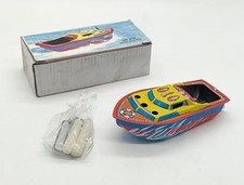 Blechspielzeug MF 418 ,,Kerzenboot - Knatterboot aus Blech,, unbespielt in OVP