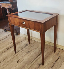 Biedermeier Vitrinen Tisch Schautisch Ausstellungs Tisch