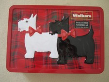 Walkers Dose leer Scottie Dogs Hunde Sammlerstück