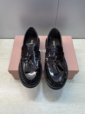 Miu Miu Tassel leather Loafer