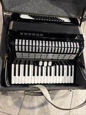 HOHNER CONCERTO II  S   AKKORDEON    72Bässe   Super  Zustand Schwarz