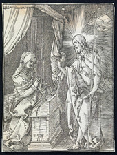 Albrecht Dürer, Christus erscheint seiner Mutte, Holzschnitt Passion um 1510 