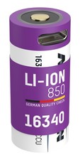 ANSMANN Li-Ion Akku16340 Lithium Accu wiederaufladbar CR123A USB-C Eingang