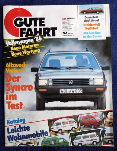 Gute fahrt 1985 passat - gute, 8/1985