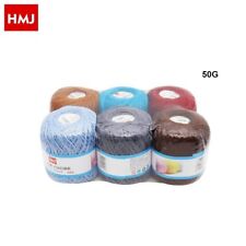 x 6er Set Knäuel Häkelgarn