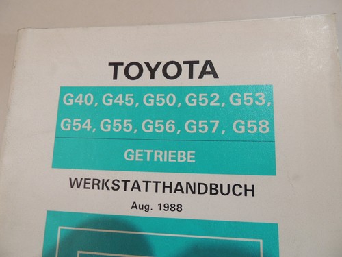 Werkstatthandbuch toyota - ,