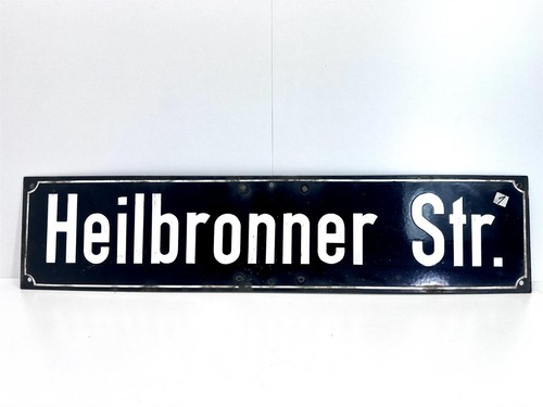 Altes emaille straßenschild - emaille,