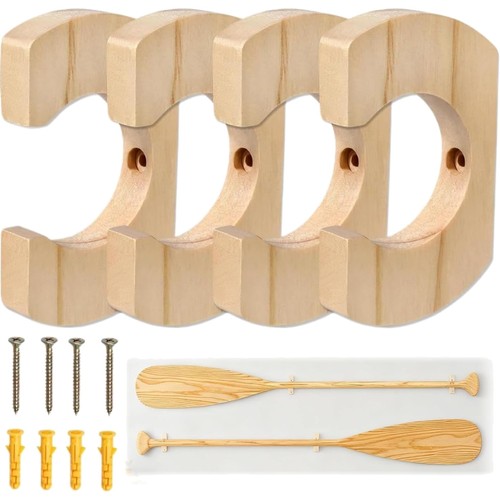 Kajak paddelhalter holz - kajak,
