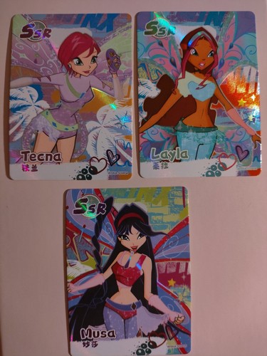 Set winx club trading card - set,