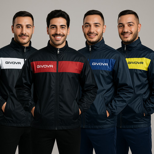 Regenjacke von givova italien - regenjacke,
