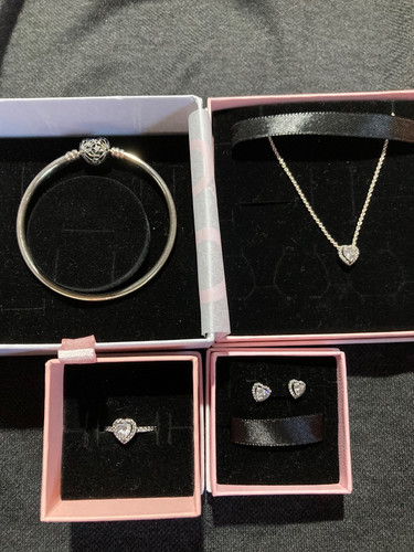 Pandora schmuck set silber - pandora, in