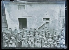 alte Glasplatte Negativ