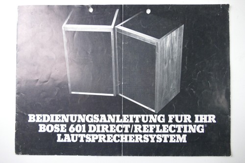 Bose 601 direct - 601, reflecting
