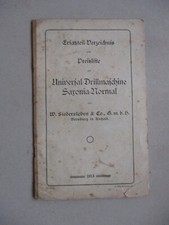 Preisliste " Drillmaschine